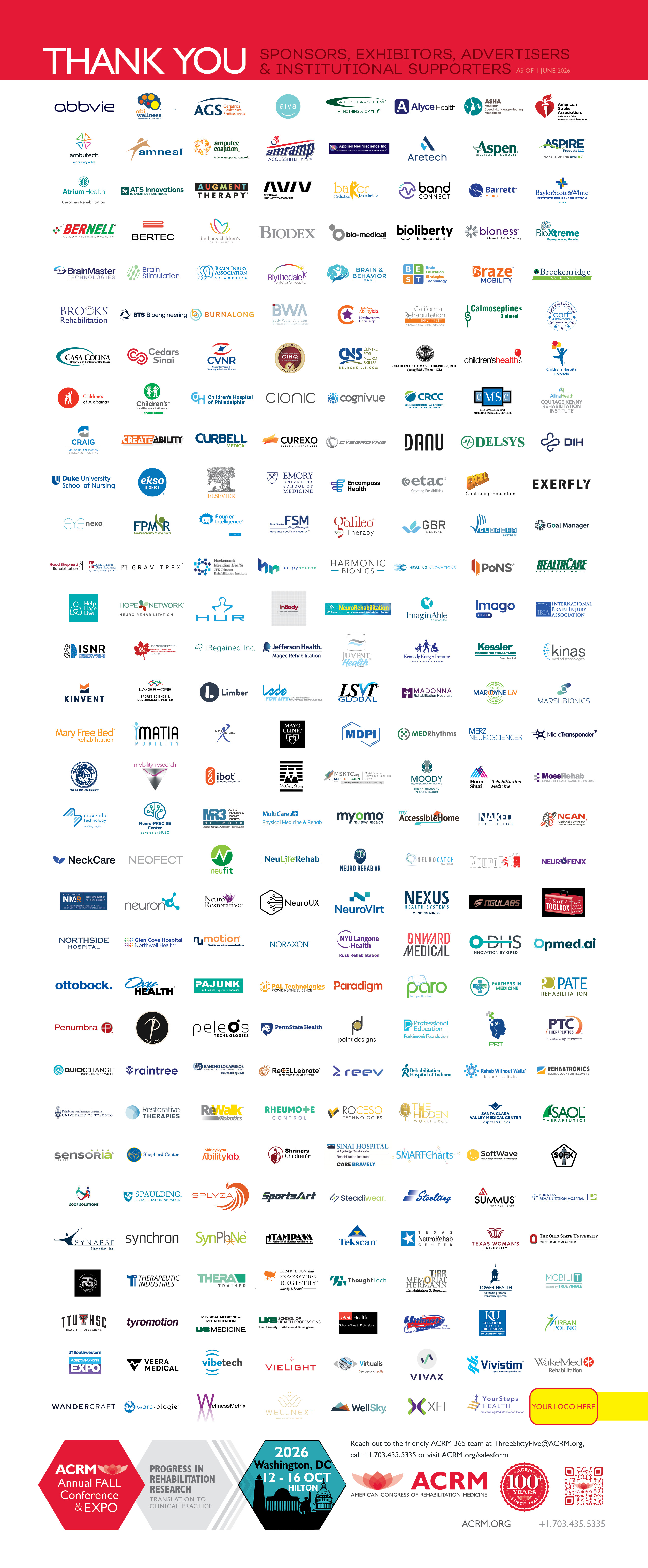 ACRM Sponsors and Partners