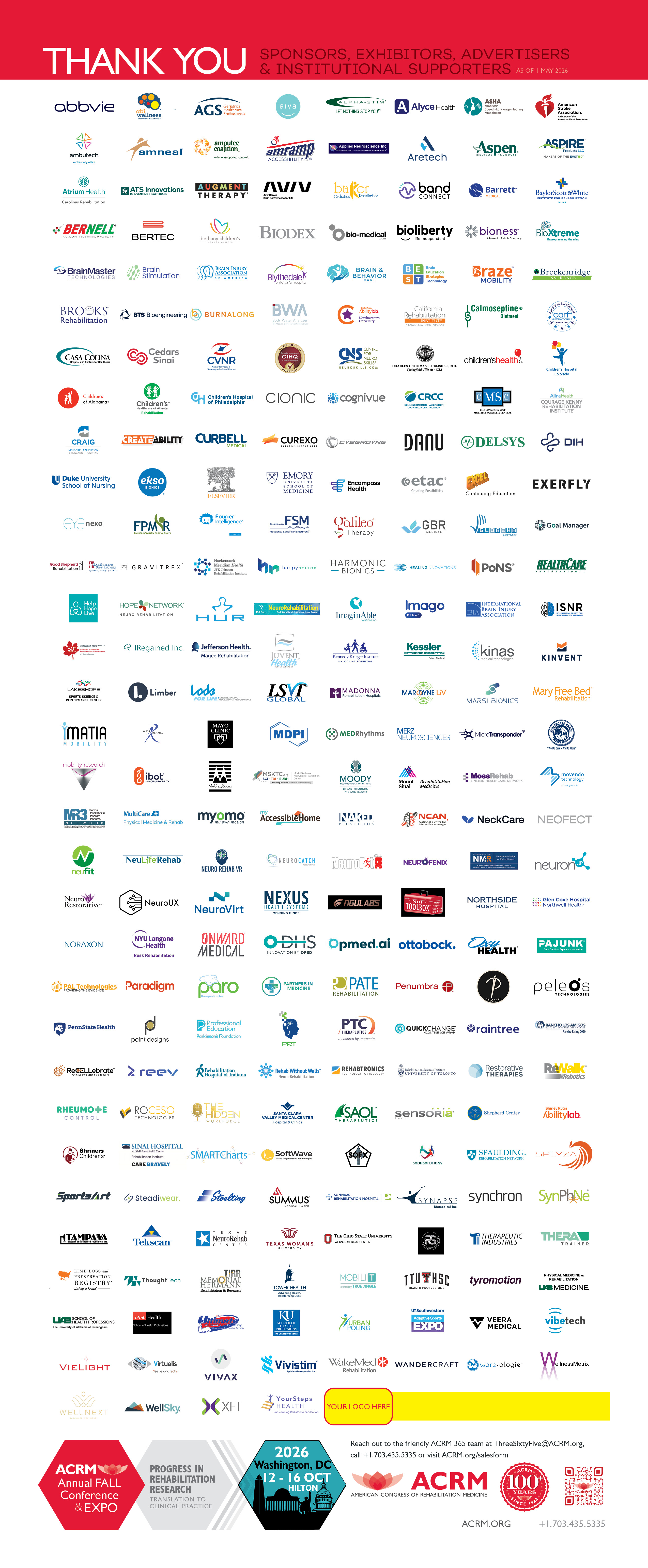 ACRM Sponsors and Partners