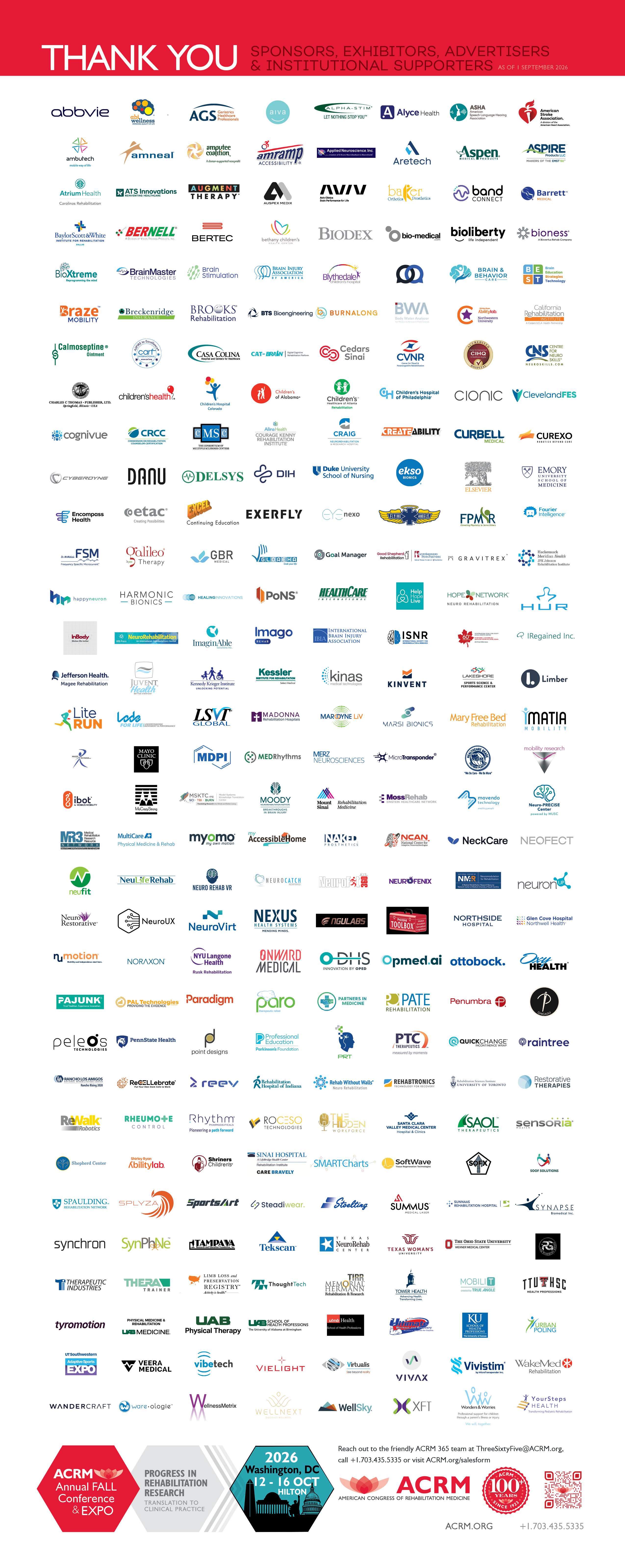 ACRM Sponsors and Partners
